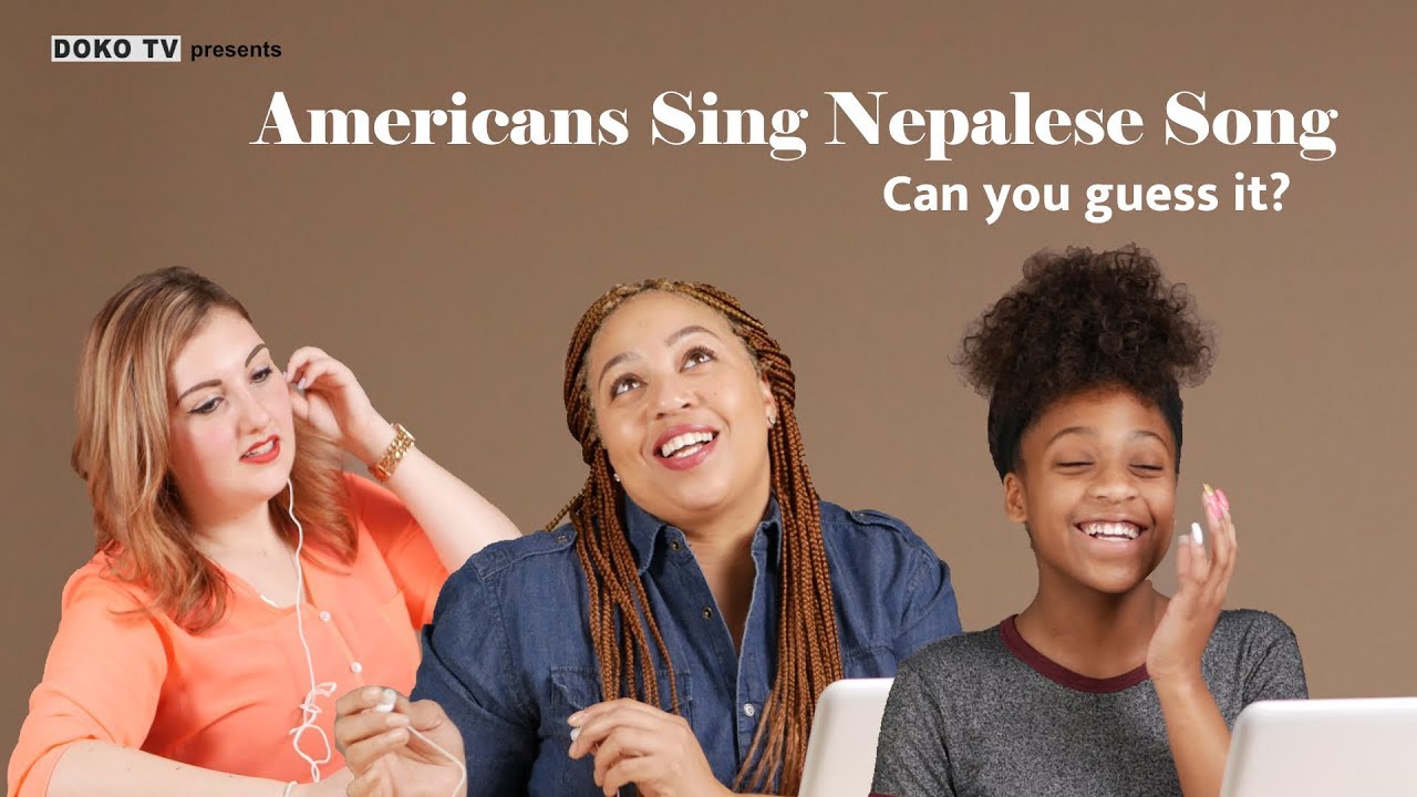 Americans Sing Nepali Song - Kutu ma kutu कुटुमा कुटु and more - DOKO TV