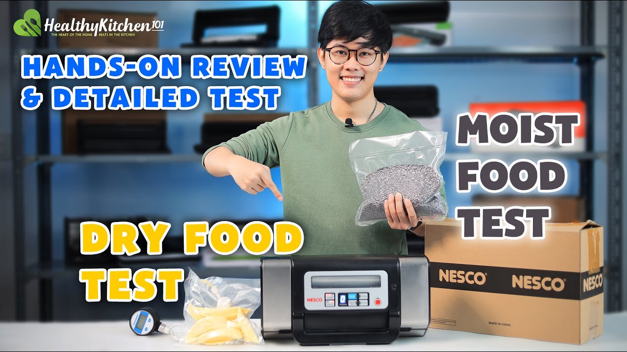 Nesco Deluxe Food VS-12 Vacuum Sealer: Hands-on Review & Detailed Test