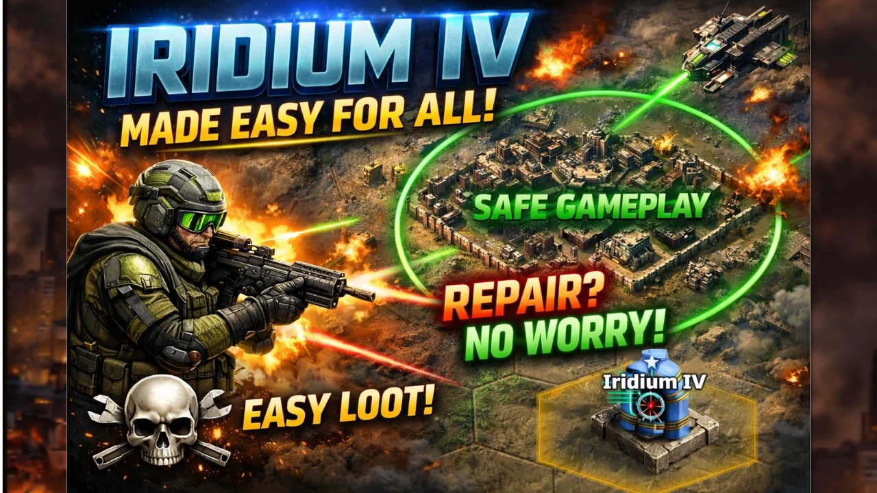 WAR COMMANDER IRIDIUM IV – AUTO HEAL STRATEGY 🔥 Safe Gameplay