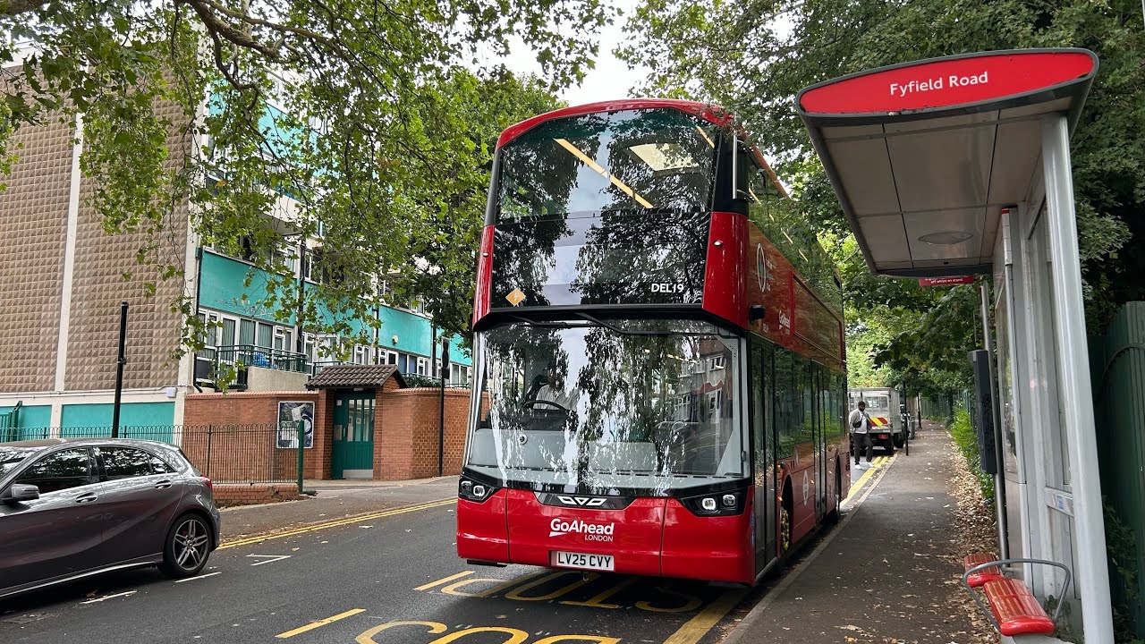 FULL ROUTE VISUAL|London General Bus Route 230|Wood Green - Upper Walthamstow|DEL19(LV25 CVY)