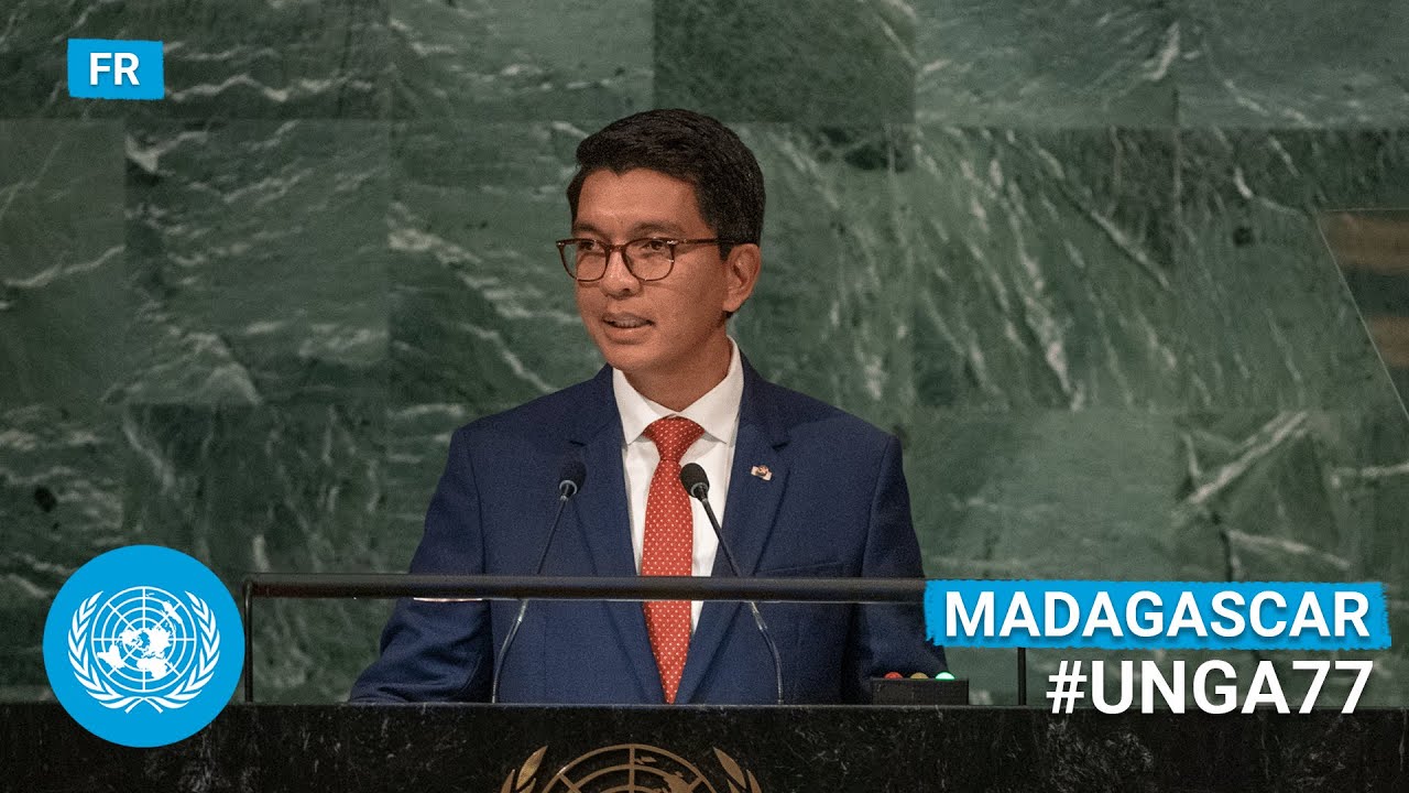 (Français) 🇲🇬 Madagascar - President Addresses United Nations General Debate, 77th Session | #UNGA