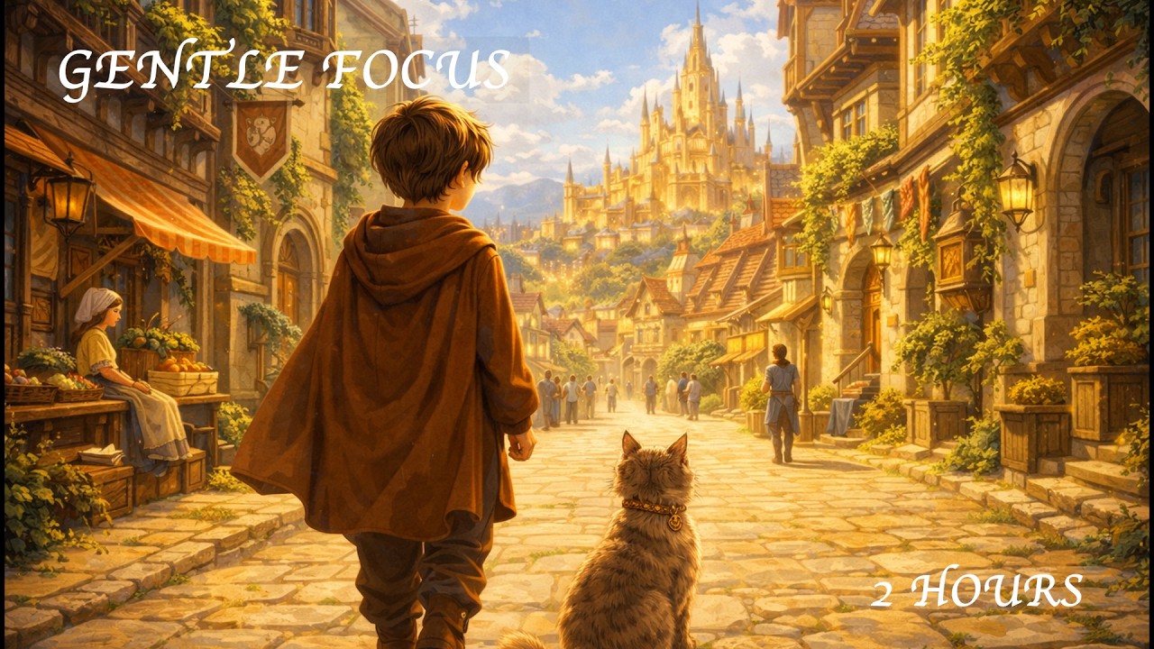 【Cozy Fantasy】Work & Study (No Vocals) — 2 Hours｜作業・勉強・読書用BGM