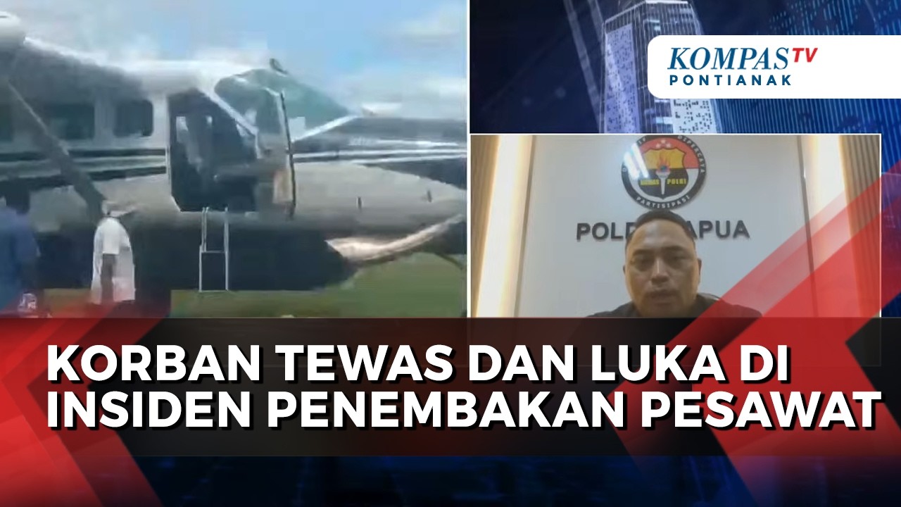 Insiden Pesawat Smart Air Ditembaki OTK, Polisi: Jenazah Pilot-Kopilot Dimakamkan