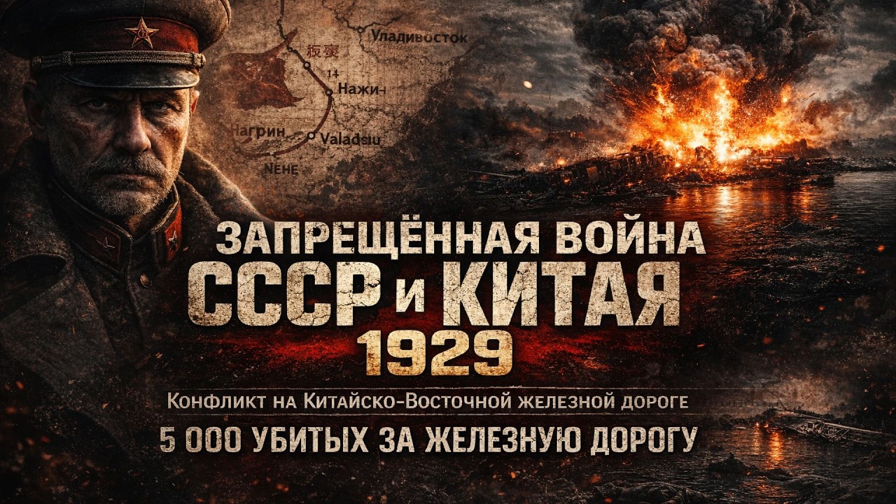 СССР ПРОТИВ КИТАЯ 1929: 5000 УБИТЫХ ЗА ЖЕЛЕЗНУЮ ДОРОГУ. Китайско-Восточная железная дорога.