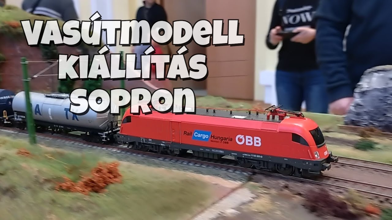 Soproni vasútmodell kiállítás 2026 január