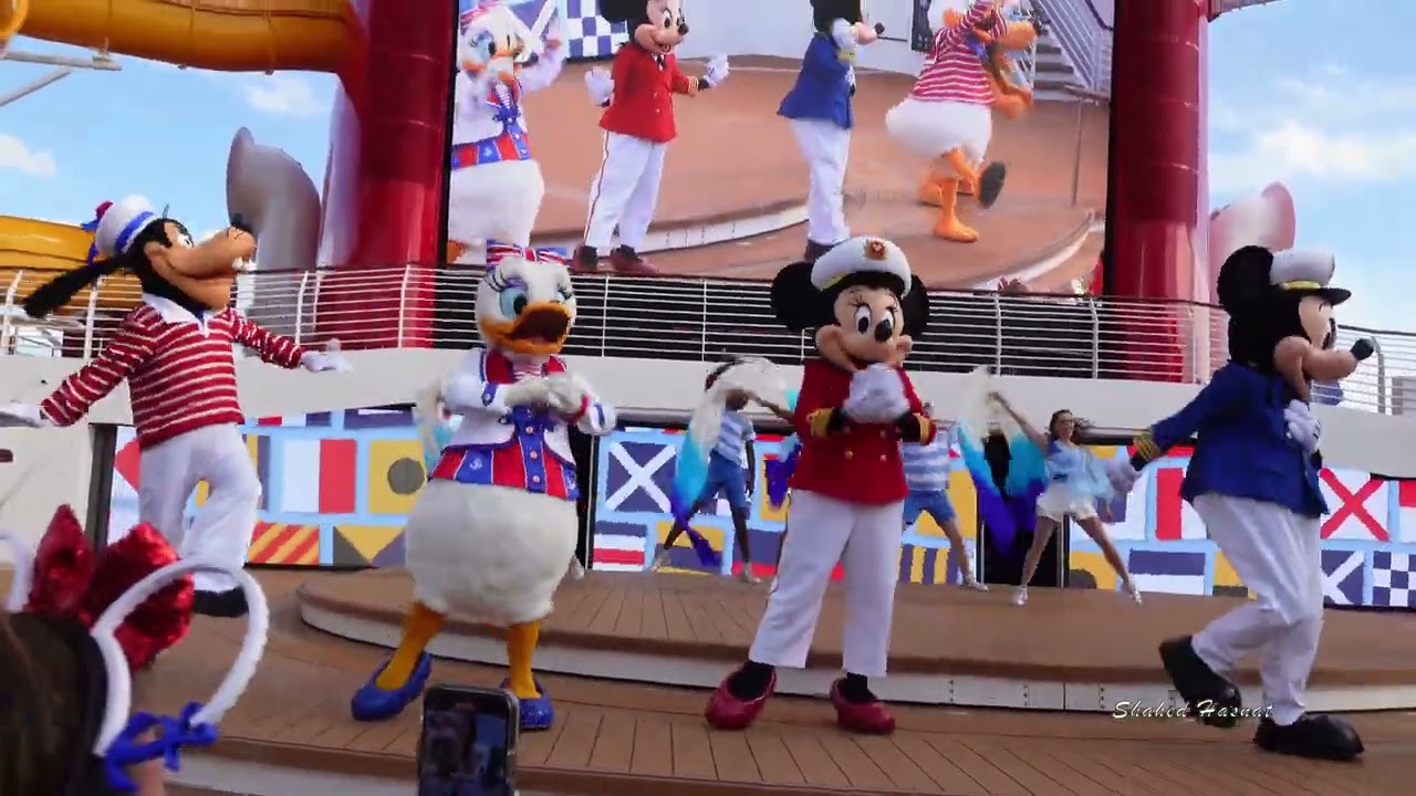 Sail Away Party, Disney Wish, 4K