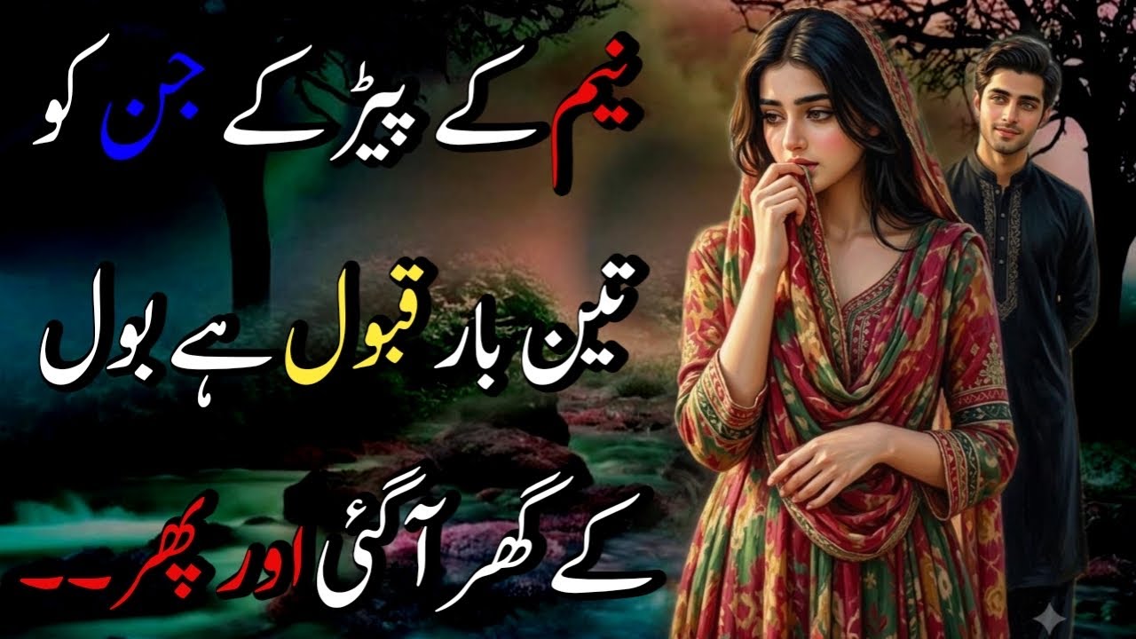 Khail Khail Mein Neem K Pair K Neechay Teen Bar Kabool hay Bol K Ghr A gae Lakin Ju He Msghrib Ki
