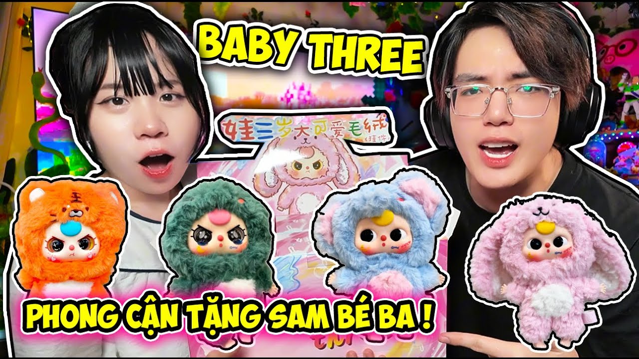 PHONG CẬN TẶNG SAMMY BABY THREE CỰC DỄ THƯƠNG VÀ ĐẠI CHIẾN CẶP ĐÔI TRONG FEATHER PARTY