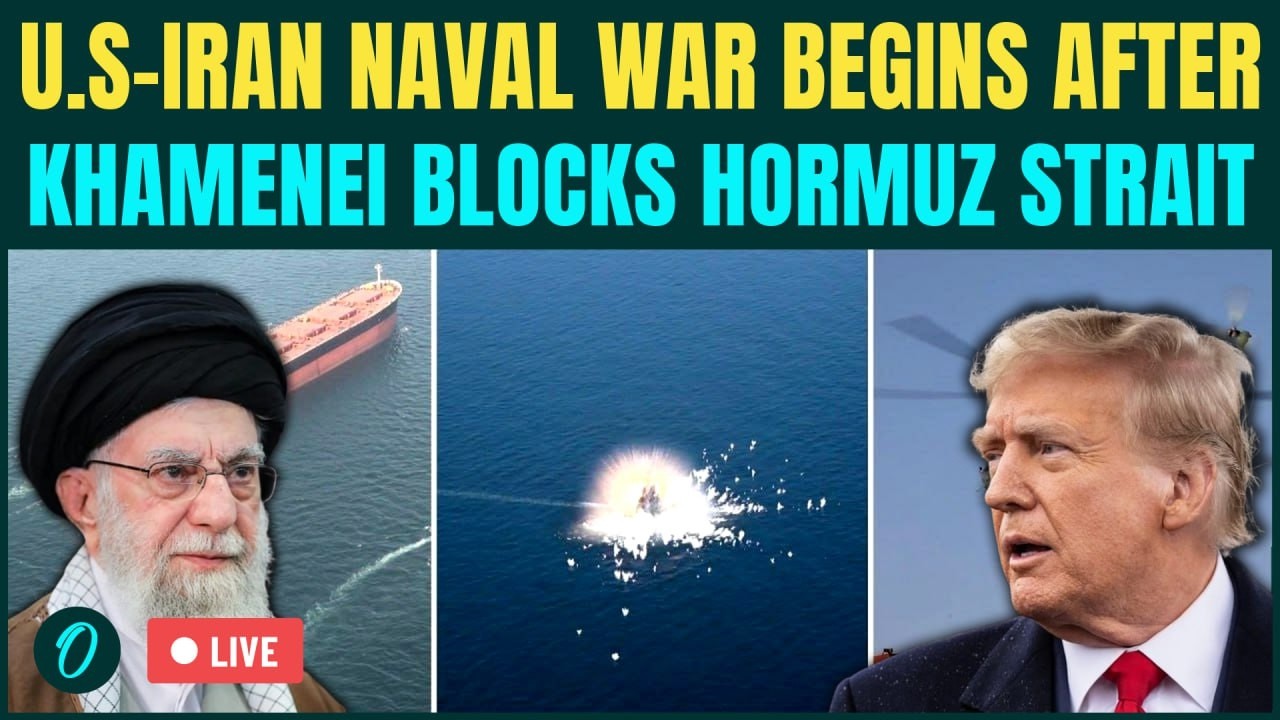 U.S-Iran War LIVE: Trump Orders BIG NAVAL Attack on Iran After Khamenei CHOKES Hormuz Strait | WW3?