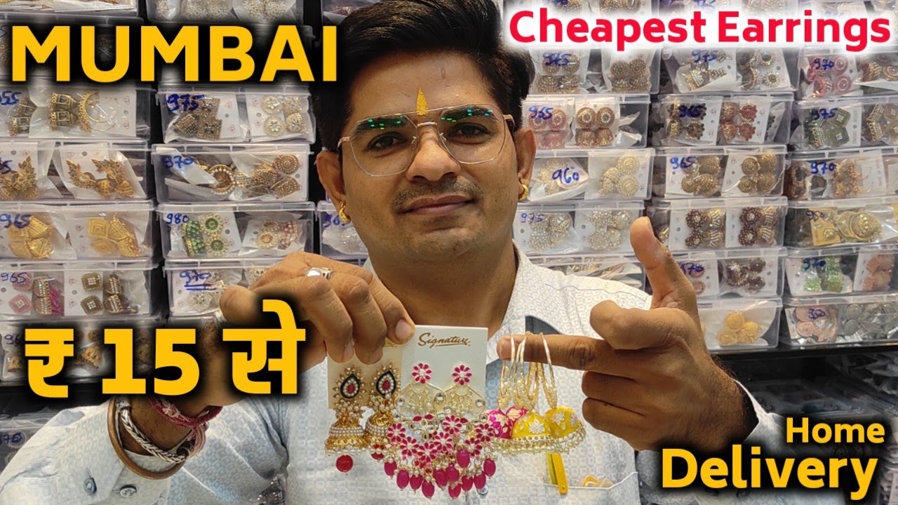 fancy earrings wholesale market in Mumbai | Mumbai artificial wholesale jewellery market
