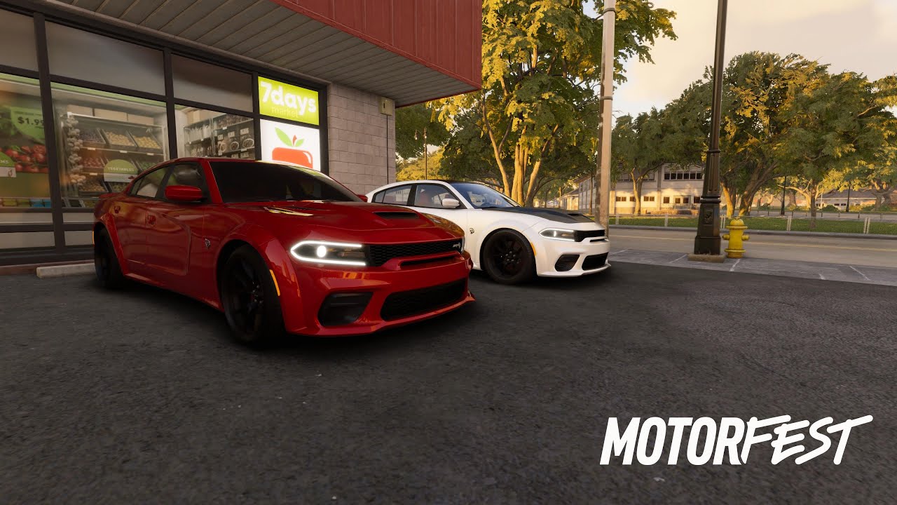 THE CREW MOTORFEST: 2023 HELLCAT REDEYE CHARGERS CUTTING UP IN TRAFFIC