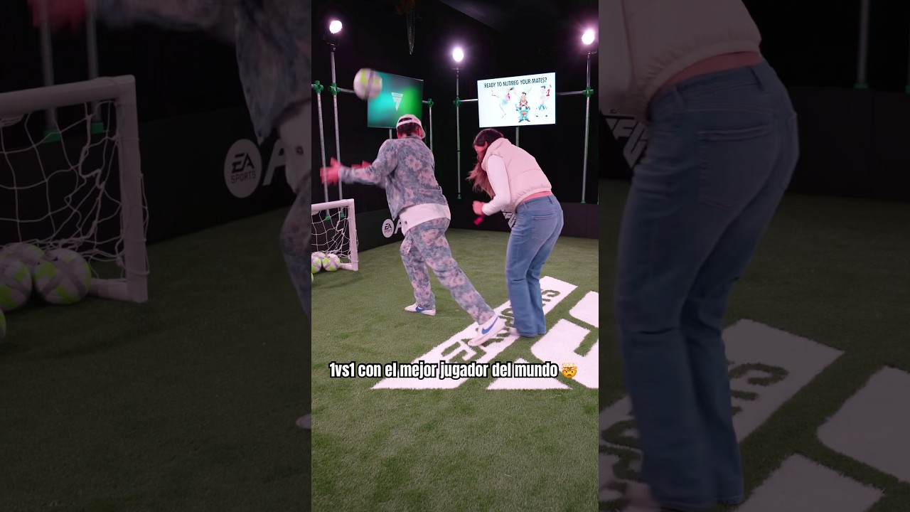 conoc&iacute; al Messi del freestyle y jugamos un partido 🤯#futbol #tunel #futbolcallejero #partido