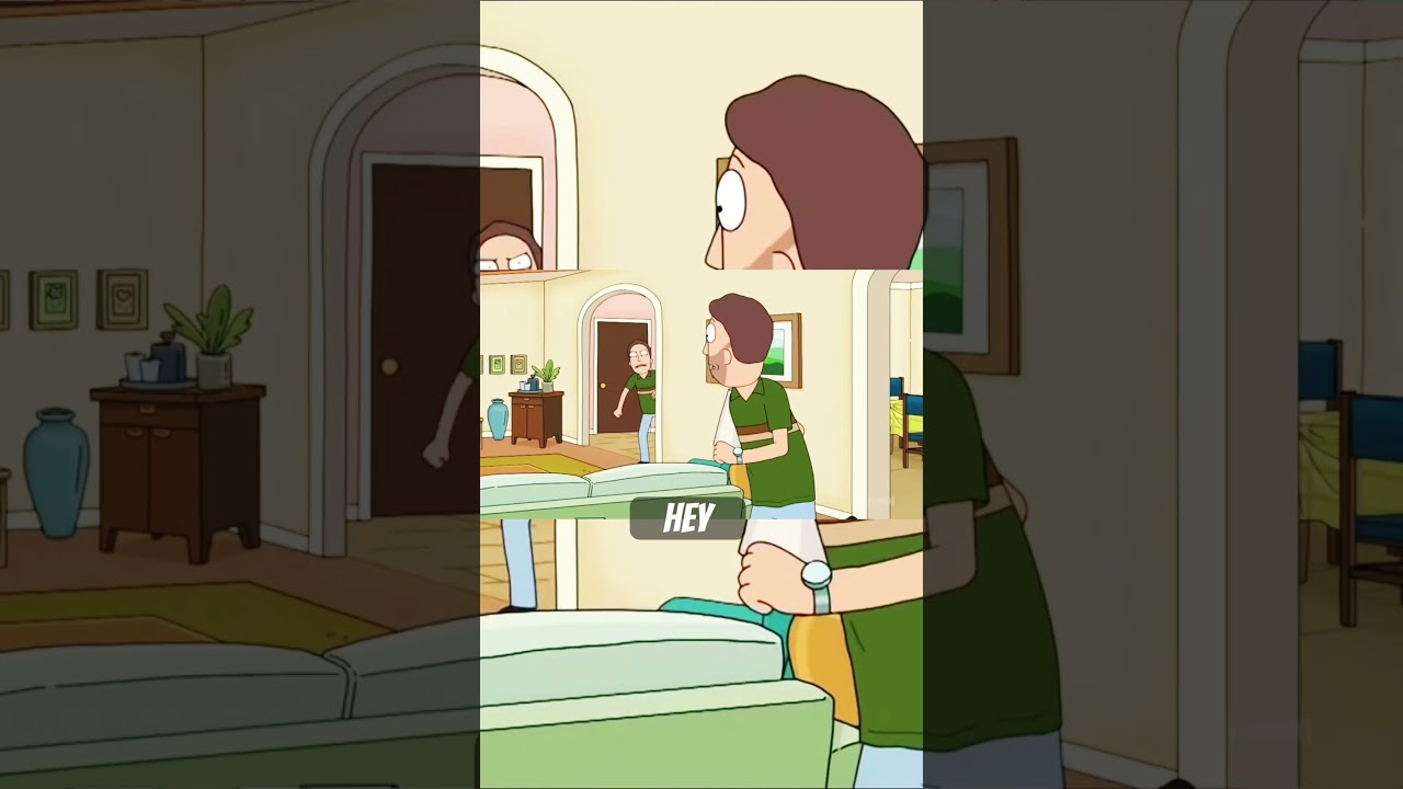 A dimension hopping Jerry | Rick and Morty #rickandmorty #shorts