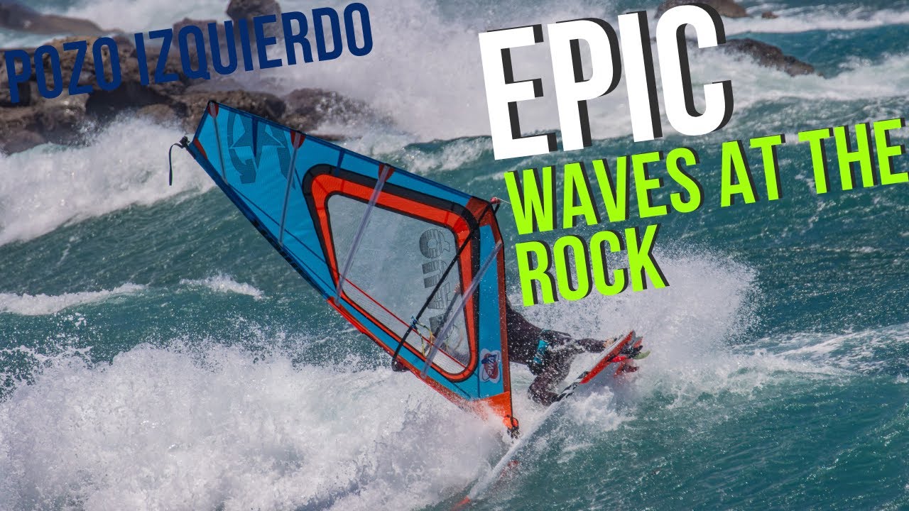 Windsurfing on the ROCK POZO IZQUIERDO / VLOG 02
