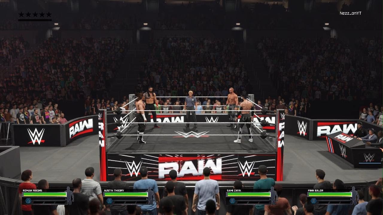 MITB Qualifying 4 Way Match- Roman Reigns vs Austin Theory vs Finn Balor vs Sami Zayn