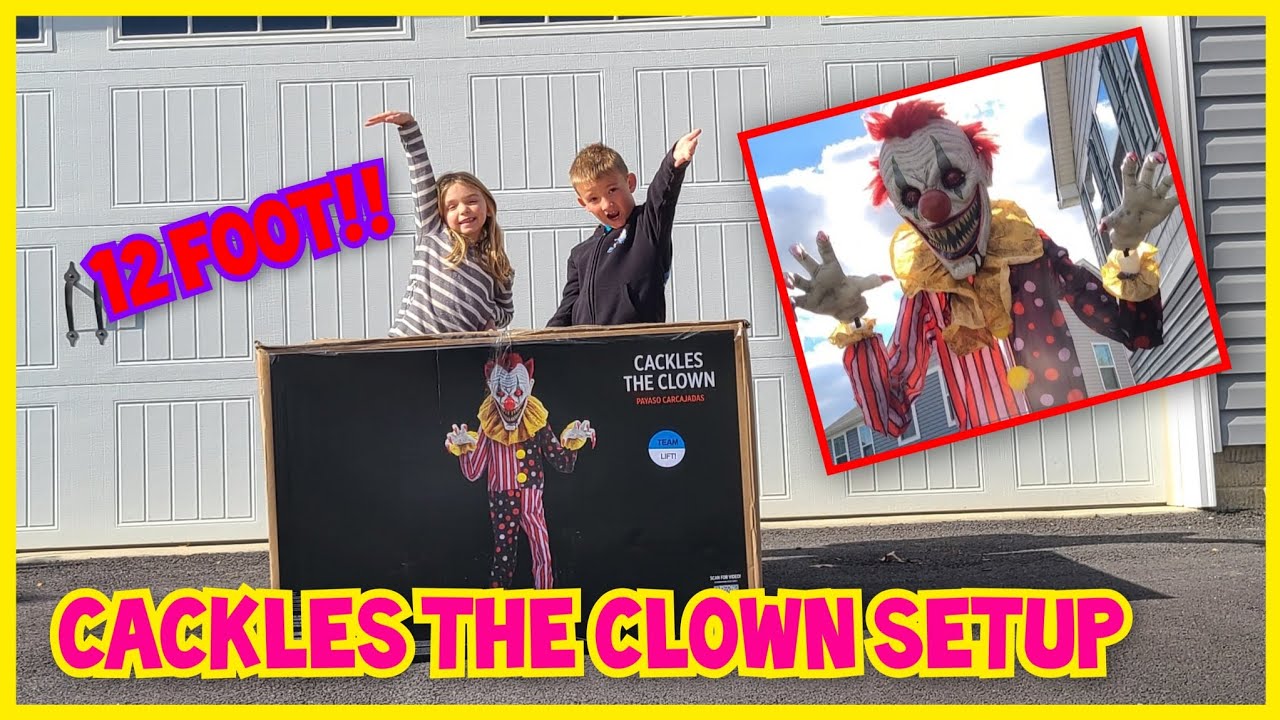 Cackles the Clown Setup 12 FOOT! | Halloween City 2022