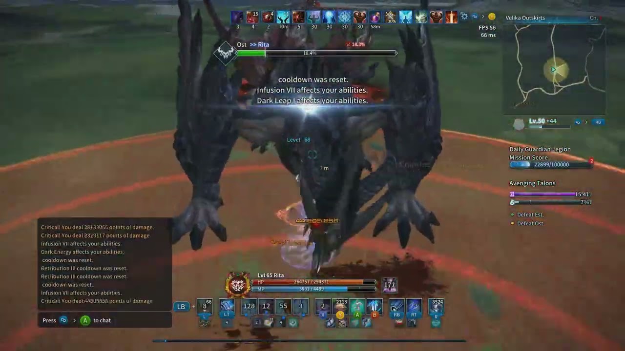 Tera Overpowered Reaper Vs Rigged Avenging Talons World Events (I Had To Fast Forward this)
