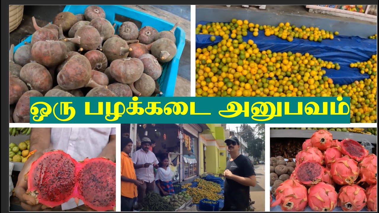 ஒரு பழக்கடை அனுபவம் ! An amazing Fruit shop experience in yercaud !#figfruit #dragonfruit #avocado