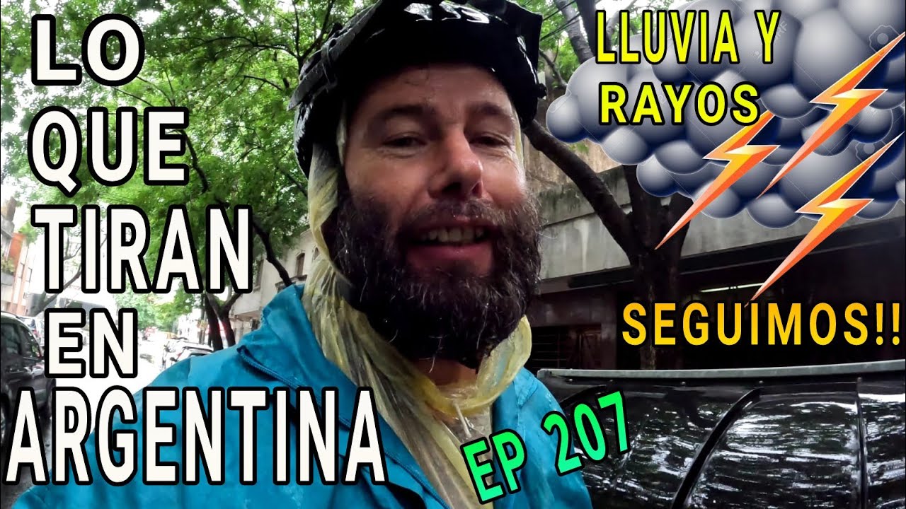 LLUVIA Y RAYOS .. LO QUE TIRAN EN ARGENTINA EP
