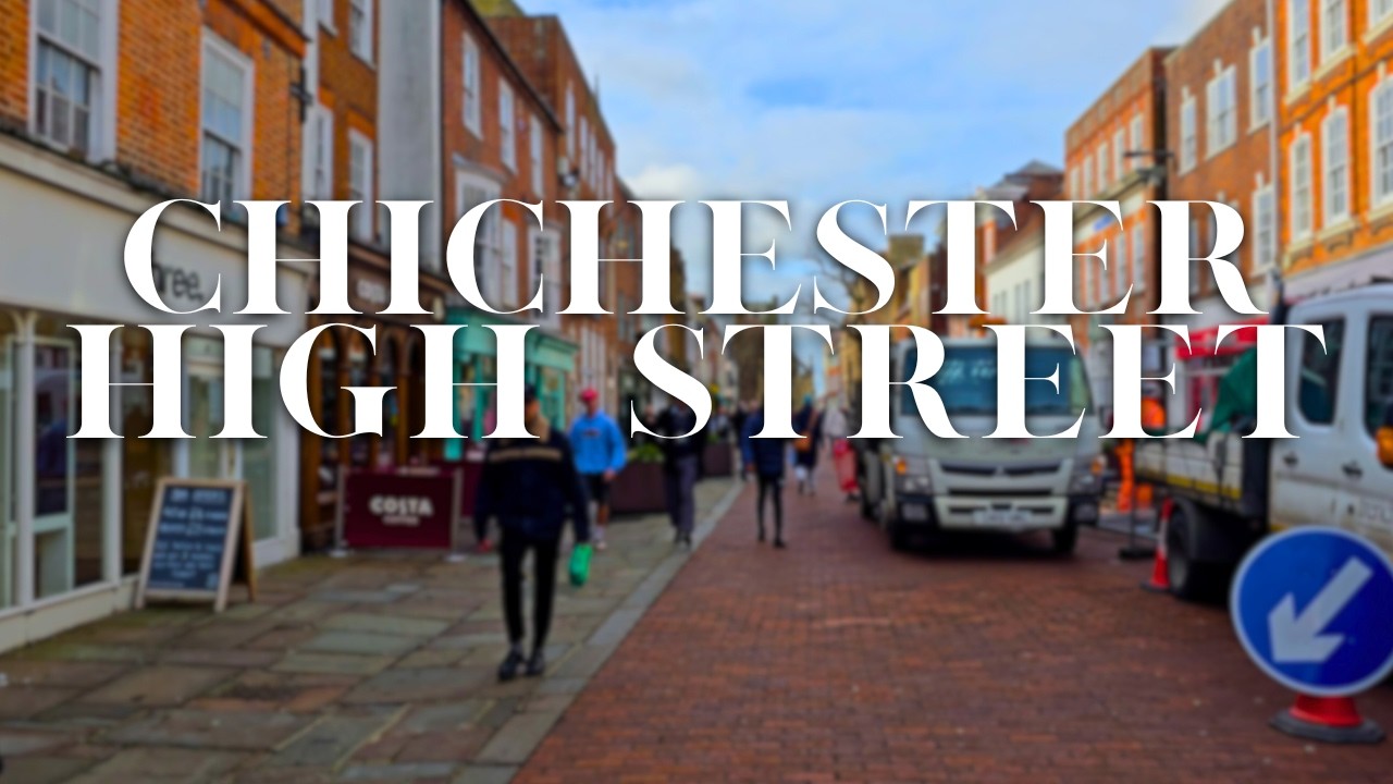 Exploring Chichester High Street | midday🌤️ |  a spot of lunch, Cathedrals, gardens and shops💒