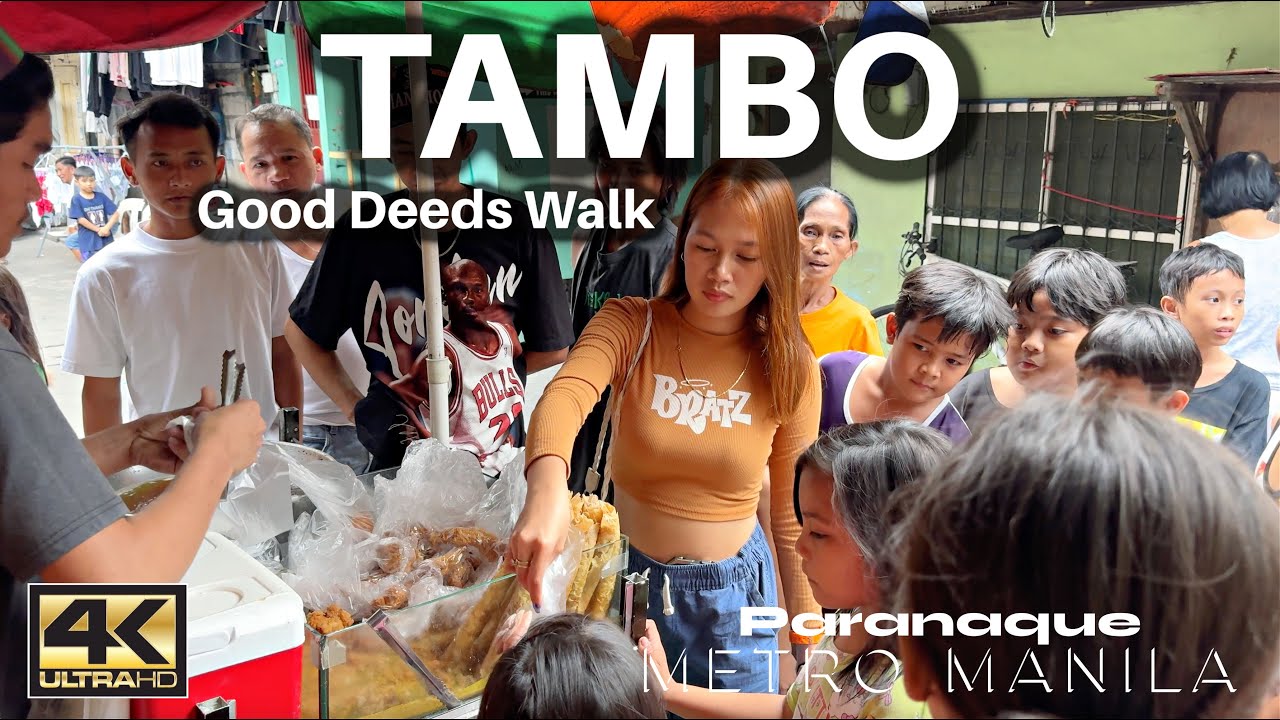 The BEST Walk in Tambo Parañaque Metro Manila Philippines [4K]