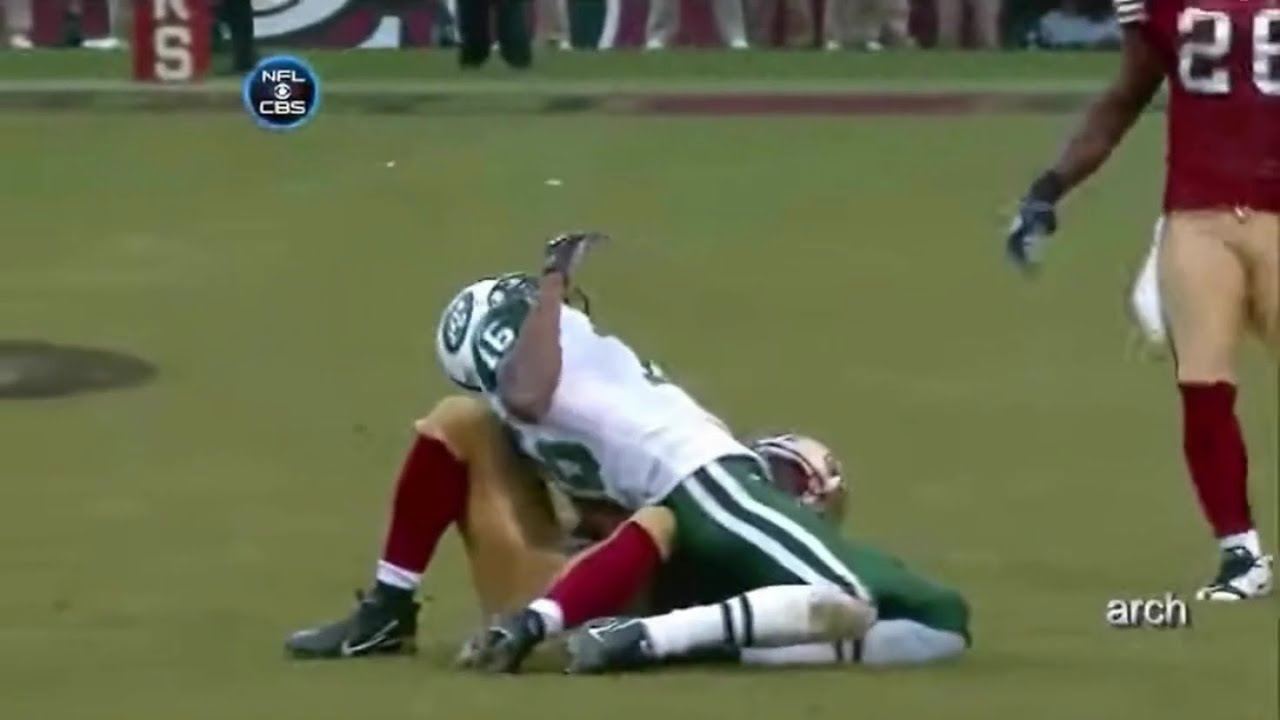 Patrick Willis hit on Brad Smith 60fps