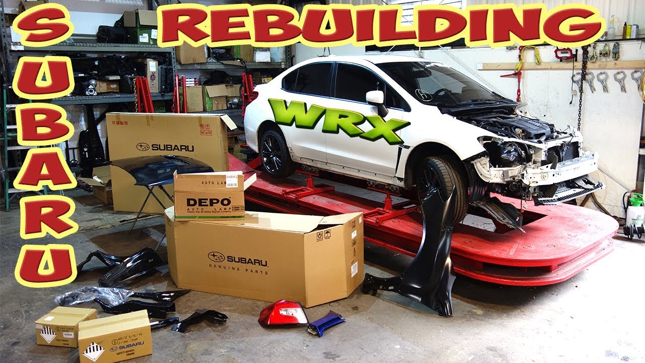 Rebuilding Wrecked Subaru WRX from Copart! (Part 2)