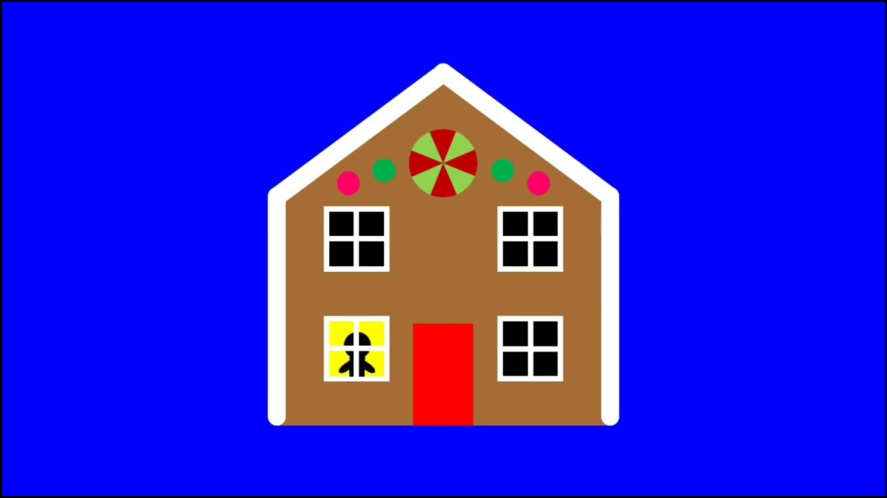The Magic Gingerbread House Blue Screen (All Sketches)