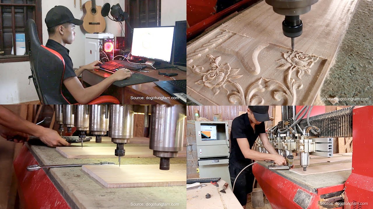 Máy Móc Đang Dần Thay Thế Con Người Như Thế Nào ? CNC Khắc Gỗ