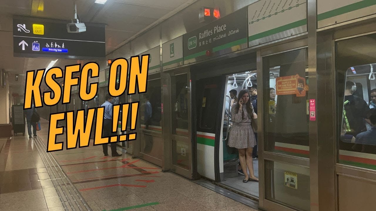 [SMRT/KSFC ON EWL!!!] Set 705/706 EW13/NS25 City Hall to NS26/EW14 Raffles Place - KSF C151C
