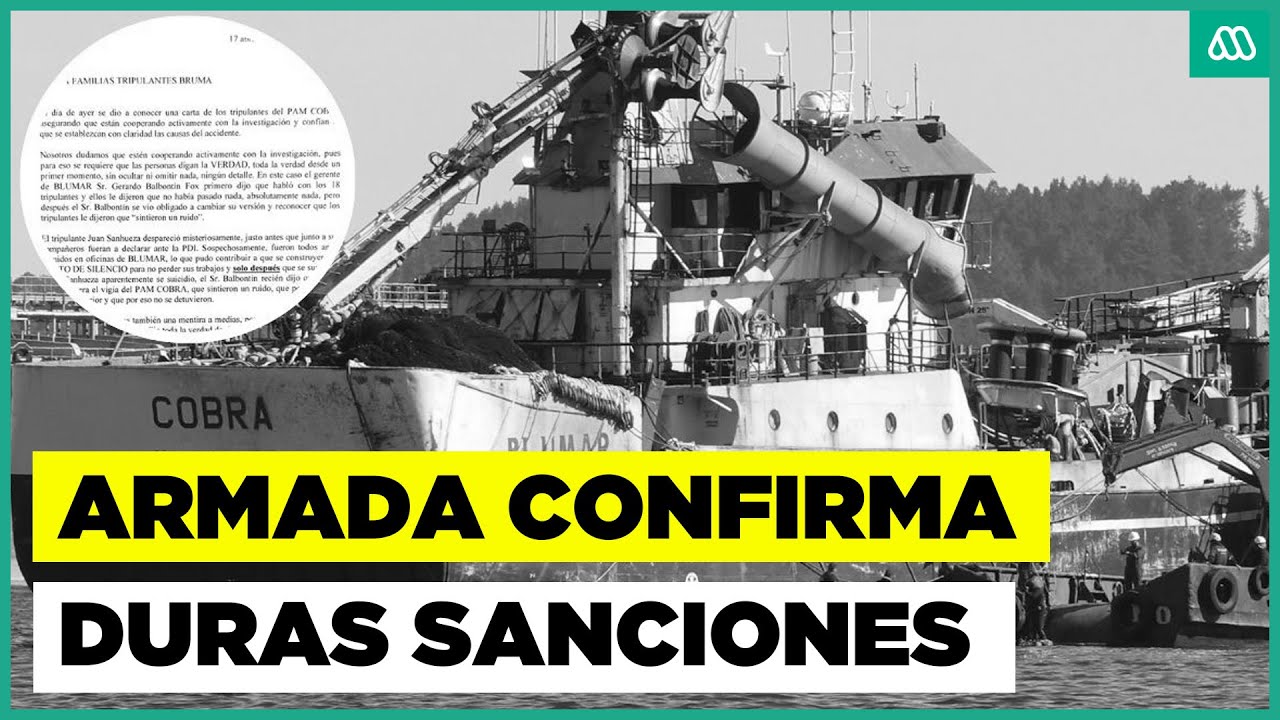 Respuesta contundente: Armada confirma duras sanciones contra tripulantes del Cobra