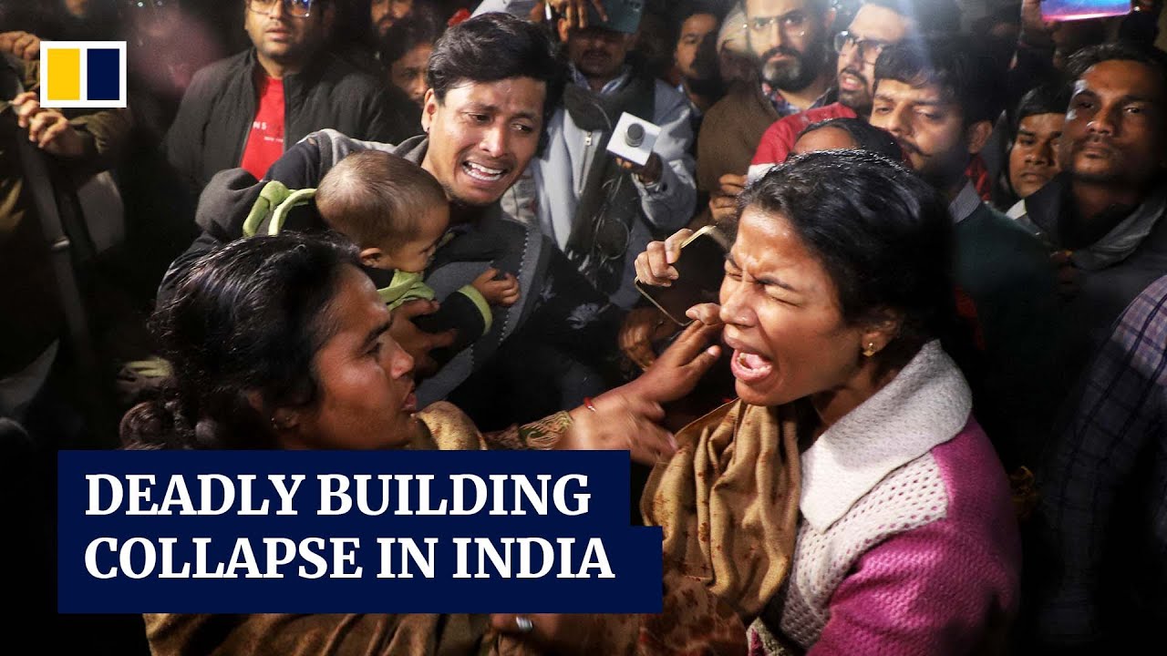 At least 3 dead, dozens trapped after building collapses in northern India