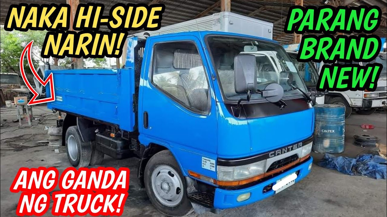 May magandang truck kaming palabasin! Fuso Canter narrow minidump.