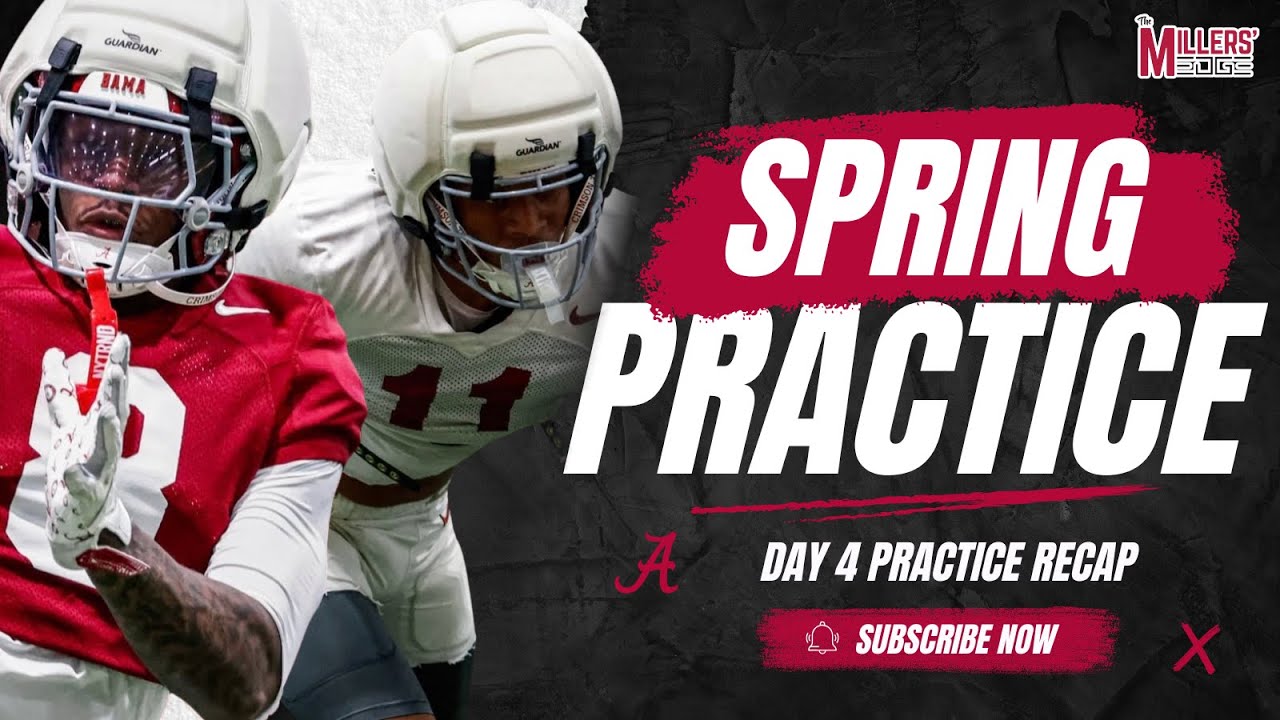 Alabama Football Spring Practice Day 4 Recap + Live Defensive Interviews
