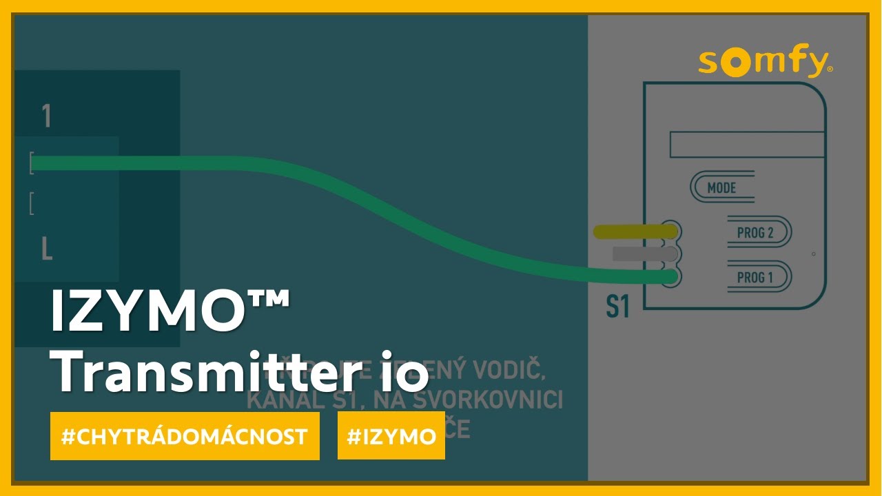 IZYMO™ Transmitter io | Vylepšete a centralizujte své osvětlení | Somfy
