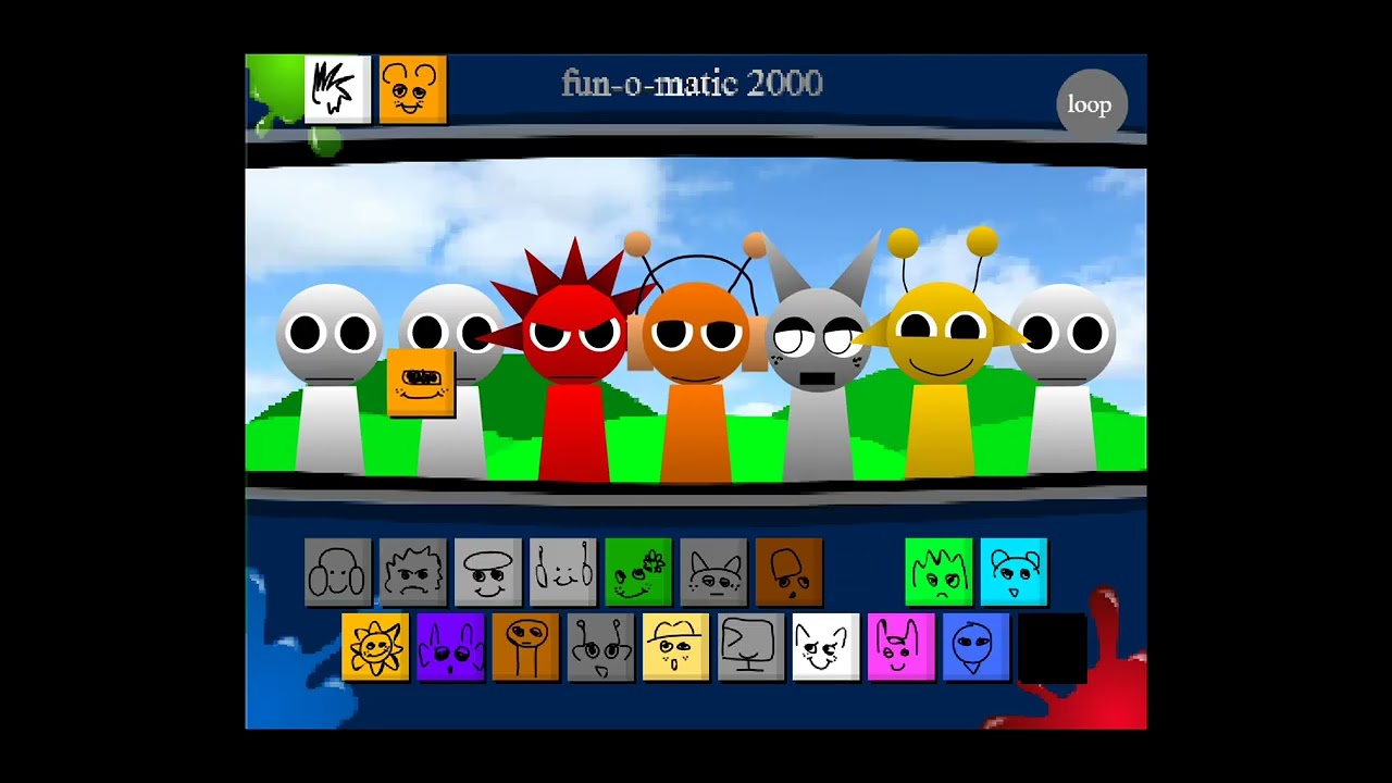 Mi primer video jugando sprunki 1996