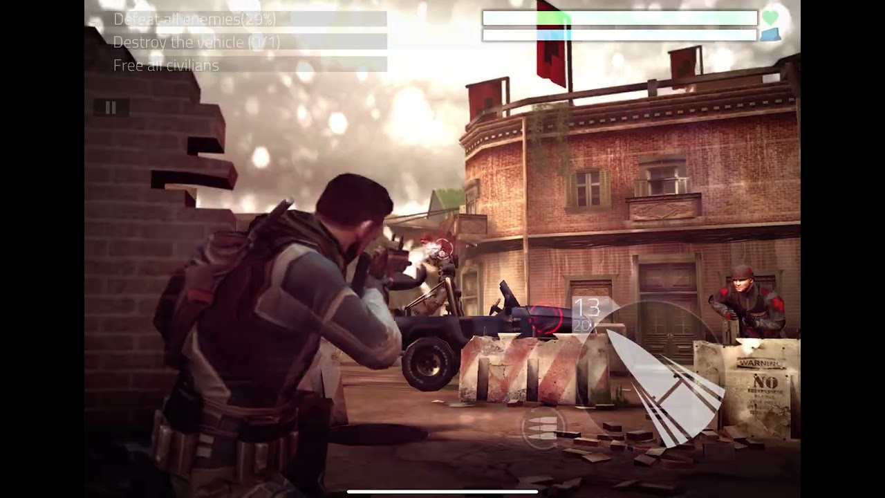 Playing sum cover fire