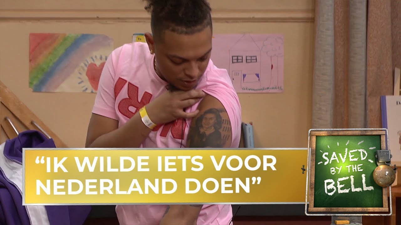 Ronnie Flex over ANNE FRANK tattoo! | Saved by the Bell