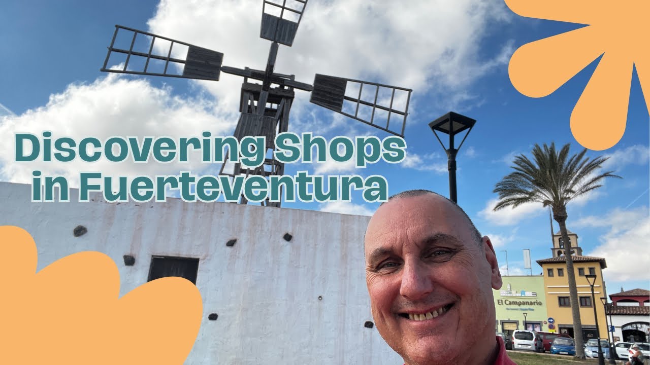 A walk to the little shopping place “El Campinario”, Corralejo, Fuerteventura. 