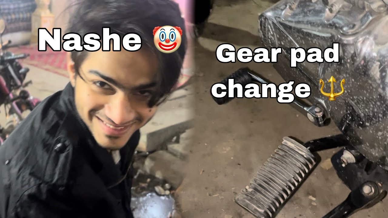 Bullet gear pad modification | Nashe mein Aijaz | bullet modifications | bult blogs