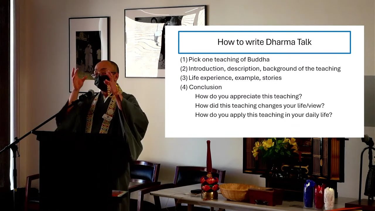 Making and Listening to Dharma Talks | Rimban Kusunoki | Dharma Message | 2026-03-01