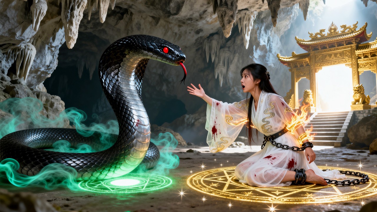 Killed by husband and stepsister, I saved an ancient divine snake that helped me avenge!