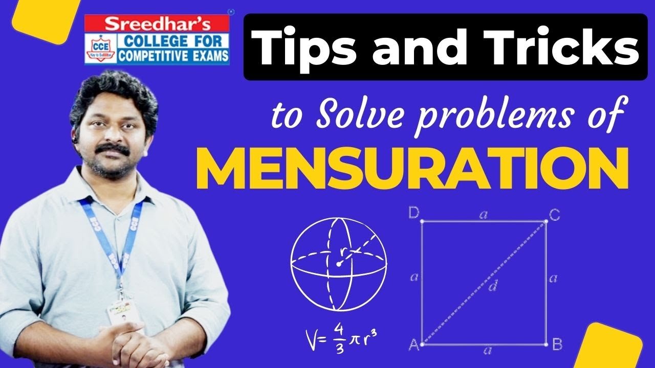 MENSURATION Problems, Formulas, Tricks and Shortcuts | Aptitude for Bank & Competitive Exams
