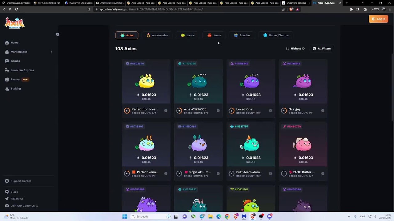 ASI TE ROBAN TUS AXIES CUIDADO!!!  | Axie Infinity Origin