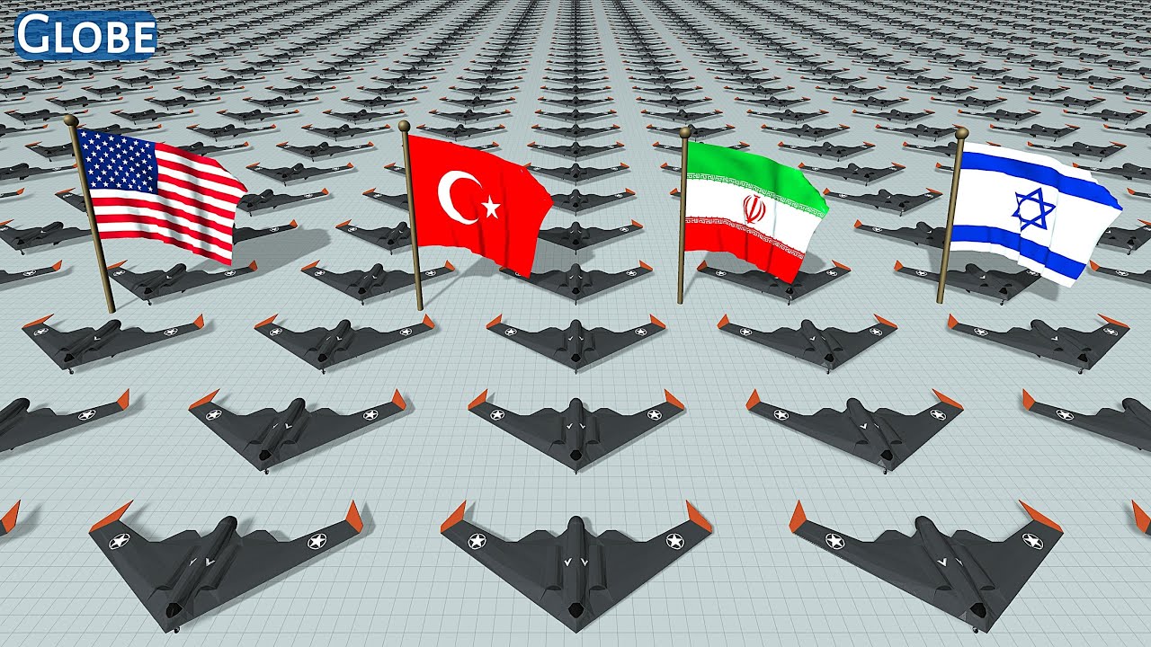 Combat Drones (UCAV) Fleet Strength By Country