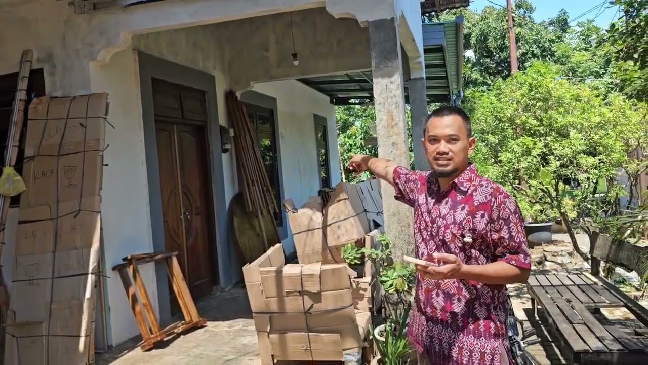Set Kursi Meja Makan Resto Cafe Minimalis Modern Custom Kayu Mahoni Furniture Jepara 