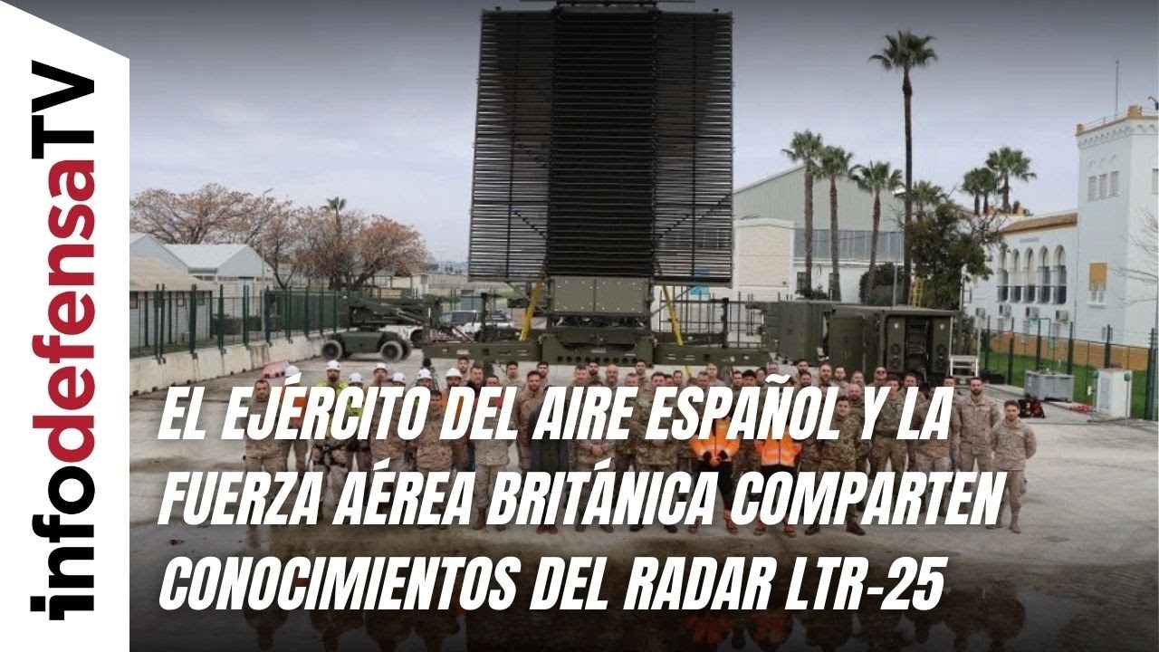 El Ejército del Aire español y la Fuerza Aérea británica comparten conocimientos del radar LTR-25