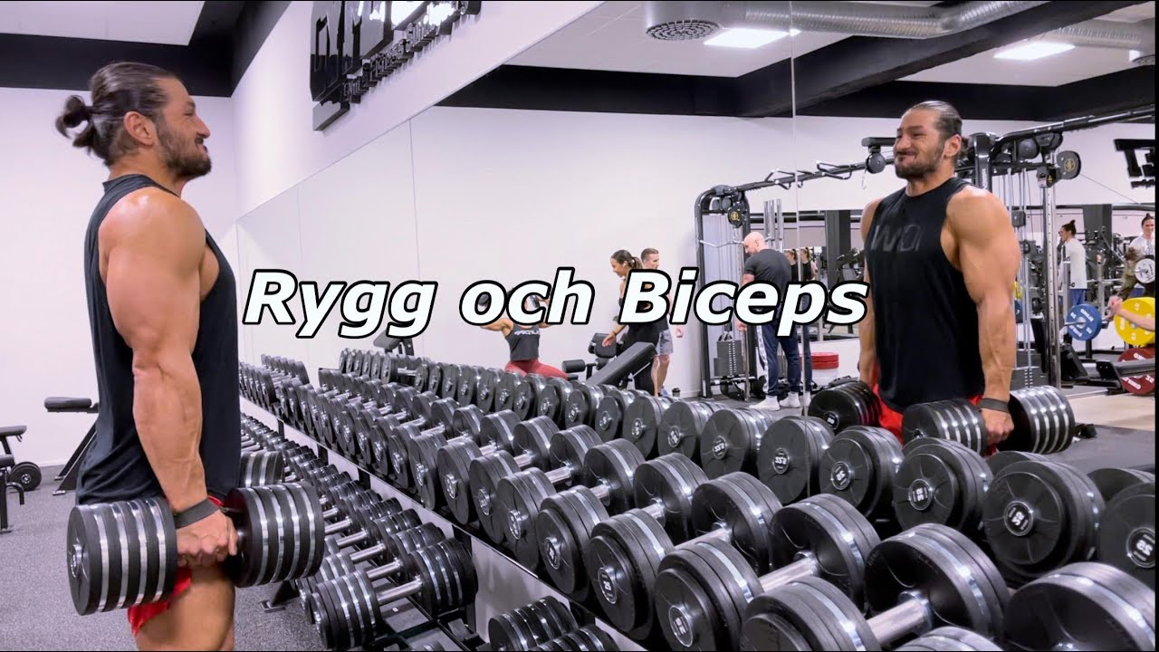 Rygg och Biceps på Gymmet Sumpan | Brödernas | Vlog187