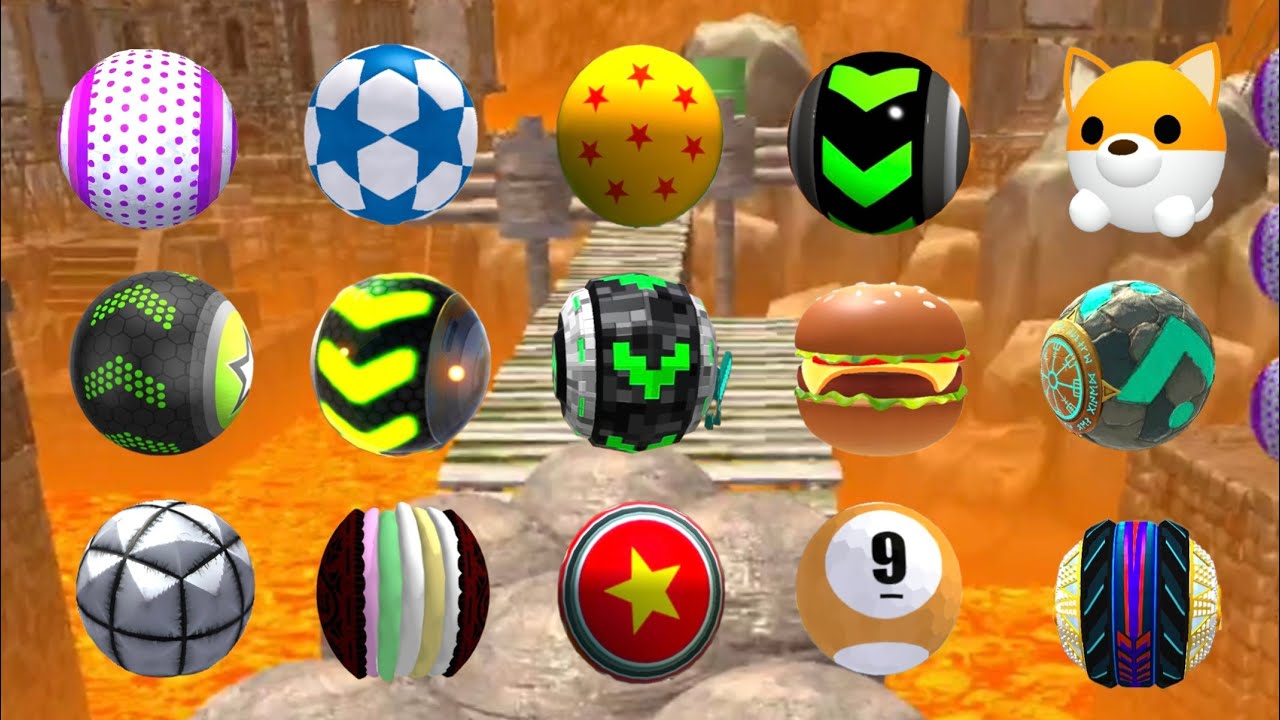 Going Balls VS Rollance Balls VS Rolling Ball Games New Race 60 | Ultimate Race Challenge!