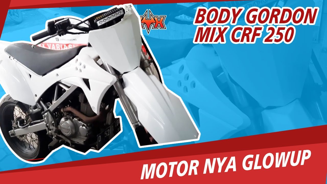 Body Gordons Belakang, Depannya CRF 250 2018, di Pasang Di KLX BF, Bingung kan?? Simak saja videonya
